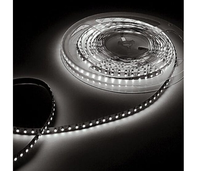 Wasserdichter LED-Streifen 12 Volt, 4000K Natürlich Weiß, 12W, 1260lm/m, 120 LEDs/m, IP65, 5M Rolle – Hochwertige Beleuchtung für Innen- und Außenbereich Wasserdichter LED-Streifen 12 Volt, 4000K Natürlich Weiß, 12W, 1260lm/m, 120 LEDs/m, IP65, 5M Rolle – Hochwertige Beleuchtung für Innen- und Außenbereich