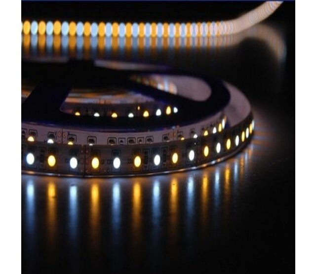 LED Streifen Dual White 11W 509lm/m 12V DC IP20 5m – Energieeffiziente Doppelweiß-Beleuchtung mit 509 Lumen pro Meter, 12 Volt Gleichstrom, 5 Meter Länge, ideal für Innenräume LED Streifen Dual White 11W 509lm/m 12V DC IP20 5m – Energieeffiziente Doppelweiß-Beleuchtung mit 509 Lumen pro Meter, 12 Volt Gleichstrom, 5 Meter Länge, ideal für Innenräume