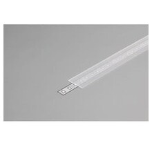 2 Meter LED-Profilabdeckung für LED-Streifen – Helle Ausführung – 09ALU, 09WIT, 09ZWART, 09INBOUW – Präzise Montage, Diffusor für gleichmäßiges Licht, Aluminium-Profile für optimale Wärmeableitung