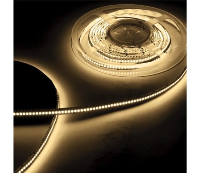 LED Streifen 24V 3000K Warmweiß 18W 2258LM 192LED/m IP20 CRI90 – 3m Hochwertige Beleuchtung für Innenräume LED Streifen 24V 3000K Warmweiß 18W 2258LM 192LED/m IP20 CRI90 – 3m Hochwertige Beleuchtung für Innenräume