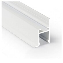 LED Deckenprofil 2m mit Abdeckung 55x23mm – FRAME14WIT – Weiß
