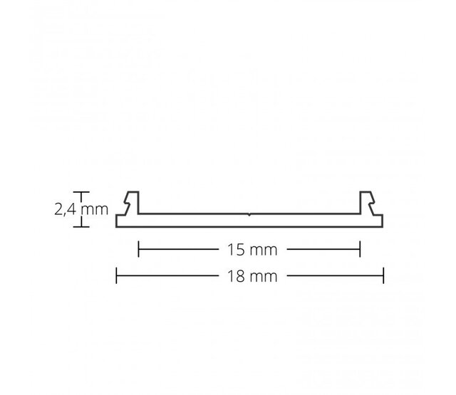 LED Streifen Profil 2 Meter flexibel und biegbar, 2,40 mm x 18,00 mm – 13FLEX, Aluminium für LED-Beleuchtung, Montageprofil für Innen- und Außenbereich, hochwertige Lichtstreuung LED Streifen Profil 2 Meter flexibel und biegbar, 2,40 mm x 18,00 mm – 13FLEX, Aluminium für LED-Beleuchtung, Montageprofil für Innen- und Außenbereich, hochwertige Lichtstreuung