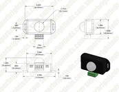 PIR Bewegungsmelder für 12V/24V LED Streifen