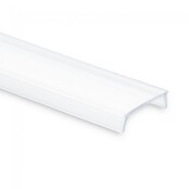 4 Meter Opal LED-Profilabdeckung für LED-Streifen - 12,4 mm Breite - Diffusorabdeckung für gleichmäßige Lichtverteilung - Ideal für Innen- und Außenbeleuchtung 4 Meter Opal LED-Profilabdeckung für LED-Streifen - 12,4 mm Breite - Diffusorabdeckung für gleichmäßige Lichtverteilung - Ideal für Innen- und Außenbeleuchtung
