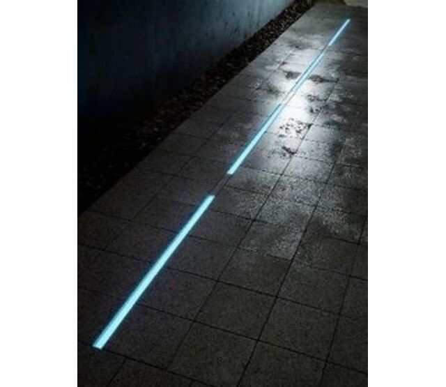LED-Aluprofil 18.1ALU.H20, 2 m, mit opaler Abdeckung