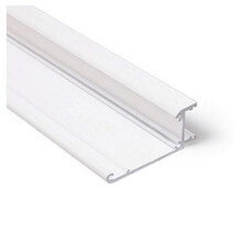 LED Alu-Wandprofil 1m mit Abdeckung 55x23mm für LED Streifen - W12WEISS