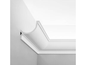 LED Stuckleiste 2m – C902WEISS 103 x 103 mm – Moderne Lichtleiste Weiß