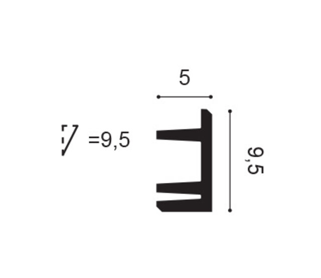 LED Profilleiste 2 Meter - C381WEISS - 9,5 x 5 cm - Hochwertige LED Streifenleiste für Innen- und Außenbereich, ideal für moderne Beleuchtungslösungen LED Profilleiste 2 Meter - C381WEISS - 9,5 x 5 cm - Hochwertige LED Streifenleiste für Innen- und Außenbereich, ideal für moderne Beleuchtungslösungen
