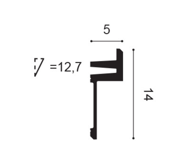 LED Profilleiste 2 Meter - C382WEISS - 14 x 5 cm - Hochwertige LED-Streifenleiste für Innen- und Außenbereich, weiß, 200 cm Länge, 14 cm Breite, 5 cm Höhe, ideal für moderne Beleuchtungslösungen LED Profilleiste 2 Meter - C382WEISS - 14 x 5 cm - Hochwertige LED-Streifenleiste für Innen- und Außenbereich, weiß, 200 cm Länge, 14 cm Breite, 5 cm Höhe, ideal für moderne Beleuchtungslösungen