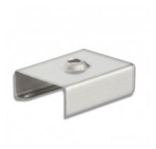 Montageklemme für LED-Profile 05.2ALU – Universelle Halterung für LED-Streifen und Aluminiumprofile, 5 mm Breite, 2 mm Höhe, robuste Befestigung für Decken- und Wandmontage