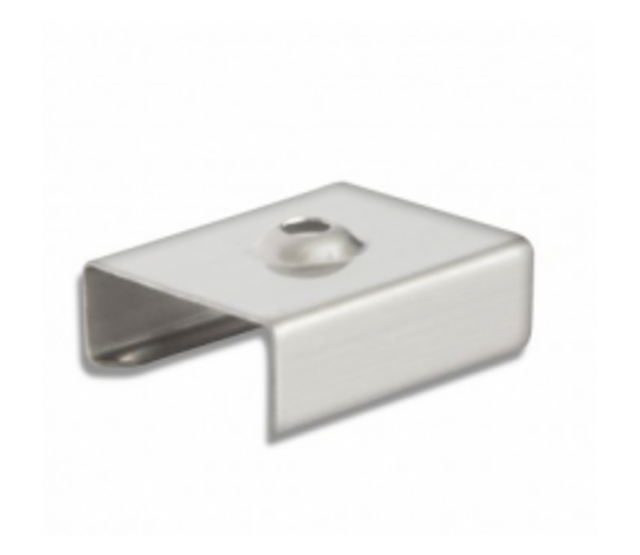 Montageklemme für LED-Profile 05.2ALU – Universelle Halterung für LED-Streifen und Aluminiumprofile, 5 mm Breite, 2 mm Höhe, robuste Befestigung für Decken- und Wandmontage