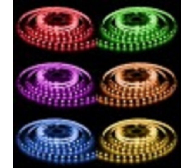 Wasserdichter RGB LED-Streifen PRO 14,4W/m 1950LM 60 LED/m IP68 24V DC – 5m für Innen- und Außenbeleuchtung