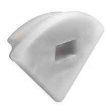 Endkappe für LED Profil mit Kabeldurchführung 10POLY