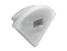 Endkappe für LED Profil mit Kabeldurchführung 10POLY