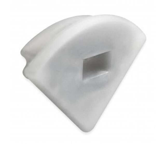 Endkappe für LED-Aluminiumprofil mit Kabeldurchführung – 10POLY – Passend für LED-Streifen, IP20, 10 mm Breite, präzise Montage, hochwertiges Polycarbonat, deutsche Qualität