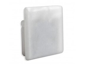 Silikon Endkappe für LED Profil 18ALU, 18WEISS, 18SCHWARZ ohne Kabeldurchführung – Grau