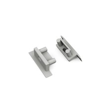 Endkappe für LED-Profil 08.1ALU mit Kabeldurchführung – passgenau & robust