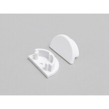 Endkappe für LED Aluminiumprofil F12 Weiß – Passend für LED Streifen