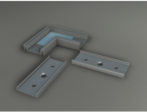 LED Eckprofil 90 Grad – Aluminium 09ALU für LED Streifen