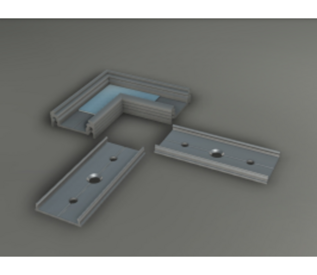90-Grad-LED-Aluminiumprofil für LED-Streifen – 09ALU – Präzisionswinkelprofil für professionelle LED-Beleuchtung, optimale Lichtlenkung, hochwertiges Aluminium, einfache Montage, ideal für Innen- und Außenanwendungen