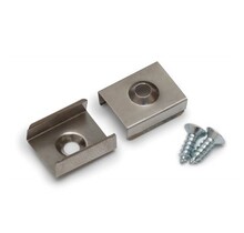 Montageklemmer für LED Streifenprofile SLIM100ZWART – 1 Stück, Aluminiumprofilhalterung, passend für 10 mm breite LED-Profile, universell einsetzbar, robuste Befestigung für Decken- oder Wandmontage