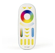 RGB+CCT LED Streifen Fernbedienung – 4 Zonen, 24V, 5050 SMD, 16,4 Mio. Farben, dimmbar, 5-in-1-Lichtsteuerung für Wohn- und Außenbereiche