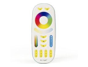 RGBCCT LED Streifen Fernbedienung – 4 Zonen, kabellos, dimmbar