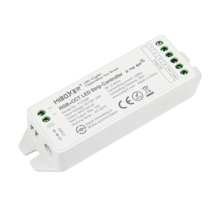 RGB+CCT LED Streifen Controller - 1 Zone - PRO Fut039S: Präzise Steuerung für 24V RGB+WW+CW LED Streifen, App- & Fernbedienung, dimmbar, 12A Max, 288W, kompatibel mit Smart Home Systemen