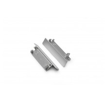 2er-Set Endkappen für LED-Streifen Profil F8ZWART – Präzise Abschlusskappen für Aluminiumprofile, kompatibel mit 8 mm breiten LED-Streifen, schwarz, hochwertige Montagelösung für LED-Beleuchtung
