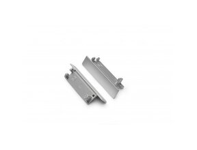 Endkappen-Set (2 Stück) für LED-Aluprofil F8 SCHWARZ