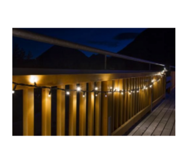 200m LED Weihnachtsbeleuchtung - 2000 warmweiße LEDs - IP44 wasserdicht - PRO LUXUS für Innen- und Außendekoration