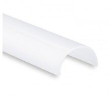 Biegsames LED-Profil 2 Meter mit halbrunder opaler Abdeckung, 14ALU - 2 mm x 14,4 mm, für LED-Streifen, präzise Maße, hochwertige Aluminiumausführung, ideal für indirekte Beleuchtung
