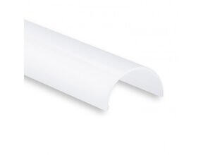 Flexibles LED Alu-Profil 2m mit halbrunder opaler Abdeckung 14ALU – 2x14,4mm