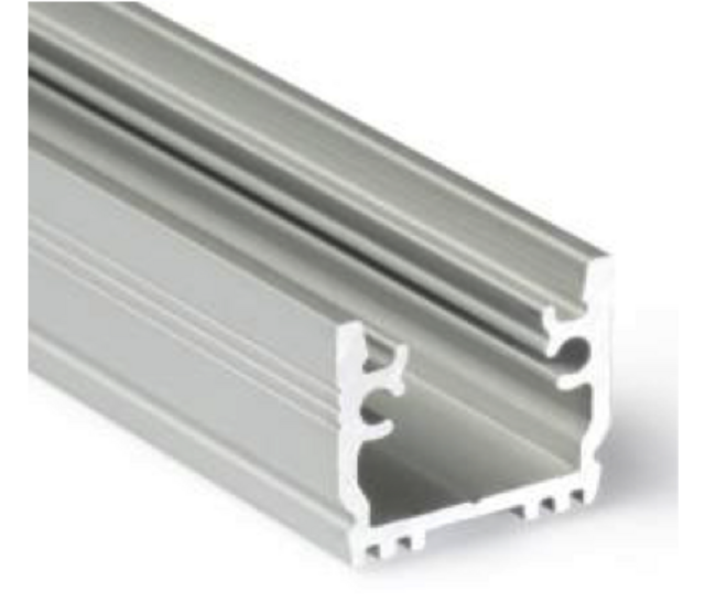 LED-Streifen Bodenprofil 1 Meter mit Abdeckung 15,8 mm x 13,70 mm - VLOER12 | Aluminiumschiene für LED-Beleuchtung | Präzise Montage für moderne Bodenbeleuchtung LED-Streifen Bodenprofil 1 Meter mit Abdeckung 15,8 mm x 13,70 mm - VLOER12 | Aluminiumschiene für LED-Beleuchtung | Präzise Montage für moderne Bodenbeleuchtung