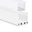 LED-Profile Luksus Weißes LED-Aluprofil 18.1WEISS.H20, 2 m, mit opaler Abdeckung