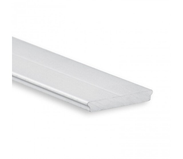 Weißes LED-Aluprofil 18.1WEISS.H20, 2 m, mit opaler Abdeckung