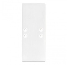 2x LED Profil Endkappen UpDown01 Weiß – Aluminium, passend für LED-Streifenprofile 8 mm, 2er-Set