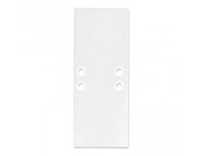 2x LED Aluminium Profil Endkappen UpDown01 Weiß – Abschlusskappen für LED-Streifen