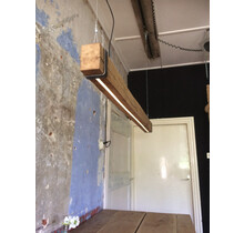 LED-Pendelleuchte aus Eichenholz 150 cm, Dimmbar mit Dual White 2700K-6500K