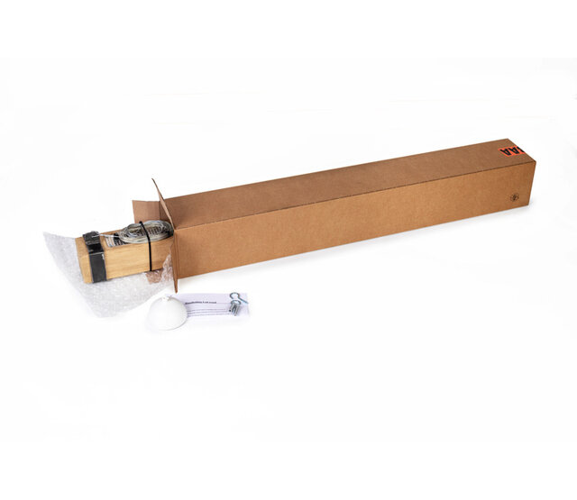 LED-Pendelleuchte aus Eichenholz 150 cm, Dimmbar mit Dual White 2700K-6500K