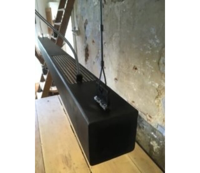 Metallene Hängeleuchte mit LED-Streifen - 100 cm - Dual White (2700K & 6500K) - dimmbar - Industriedesign - Deckenlampe für Wohnzimmer oder Küche Metallene Hängeleuchte mit LED-Streifen - 100 cm - Dual White (2700K & 6500K) - dimmbar - Industriedesign - Deckenlampe für Wohnzimmer oder Küche