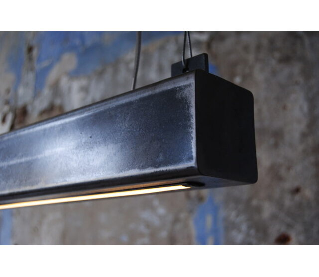Metallene Hängeleuchte mit LED-Streifen - 100 cm - Dual White (2700K & 6500K) - dimmbar - Industriedesign - Deckenlampe für Wohnzimmer oder Küche Metallene Hängeleuchte mit LED-Streifen - 100 cm - Dual White (2700K & 6500K) - dimmbar - Industriedesign - Deckenlampe für Wohnzimmer oder Küche