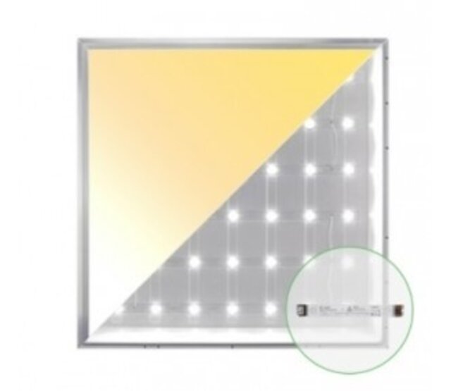LED-Panel 60x60 cm - Dual White & Tunable White - Kalt- und Warmweiß schaltbar - 600x600 mm - Dimmbare Deckenleuchte mit Farbtemperaturregelung - Energieeffiziente LED-Technologie LED-Panel 60x60 cm - Dual White & Tunable White - Kalt- und Warmweiß schaltbar - 600x600 mm - Dimmbare Deckenleuchte mit Farbtemperaturregelung - Energieeffiziente LED-Technologie