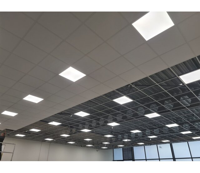 LED-Deckenpaneel - Natürliches Weiß - 4000 Kelvin - 60x60 cm - Energieeffizient - 36W - 4000 Lumen - IP20 - Dimmbar - Für Büro- und Gewerberäume LED-Deckenpaneel - Natürliches Weiß - 4000 Kelvin - 60x60 cm - Energieeffizient - 36W - 4000 Lumen - IP20 - Dimmbar - Für Büro- und Gewerberäume