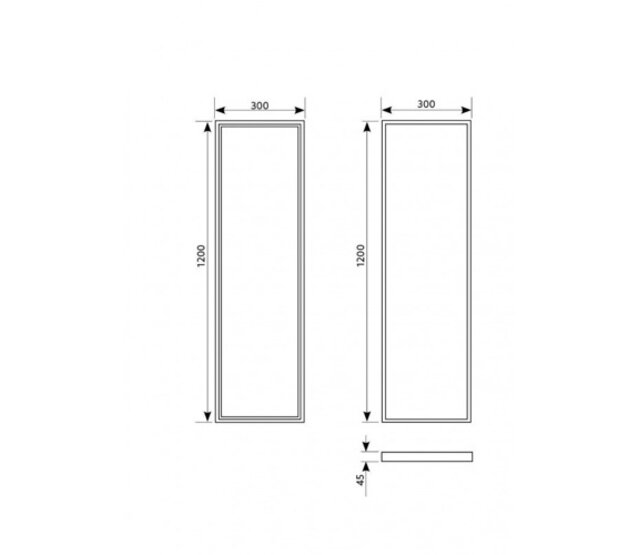LED Panel 30x120 cm Kaltweiß 6000K – Ultrahelle, energieeffiziente Deckenleuchte, ideal für Büro, Werkstatt und Industrie