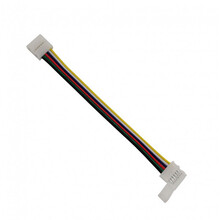 RGBCCT LED Streifen Verbinder mit Kabel 12 mm zweiseitig