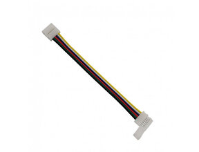 RGBCCT LED Streifen Verbinder mit Kabel 12 mm zweiseitig