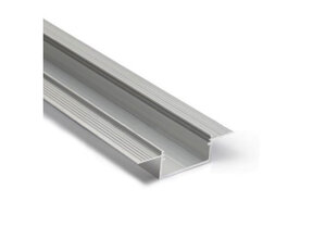 LED Stuckprofil Trimless 2m mit Abdeckung 33,4x15,9mm für LED Streifen - XL29TrimlessALU