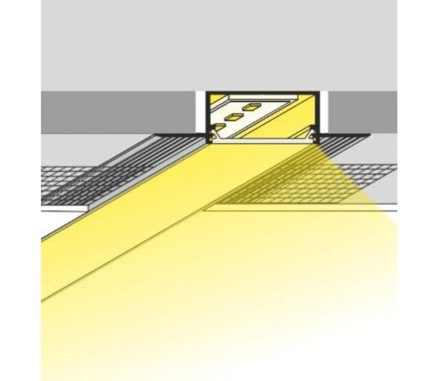 LED Stuckprofil Trimless 2 Meter mit Abdeckung 33,4 mm x 15,9 mm – XL29TrimlessALU für moderne LED Streifen, präzise Kanten und nahtlose Beleuchtung, ideal für Innenräume LED Stuckprofil Trimless 2 Meter mit Abdeckung 33,4 mm x 15,9 mm – XL29TrimlessALU für moderne LED Streifen, präzise Kanten und nahtlose Beleuchtung, ideal für Innenräume