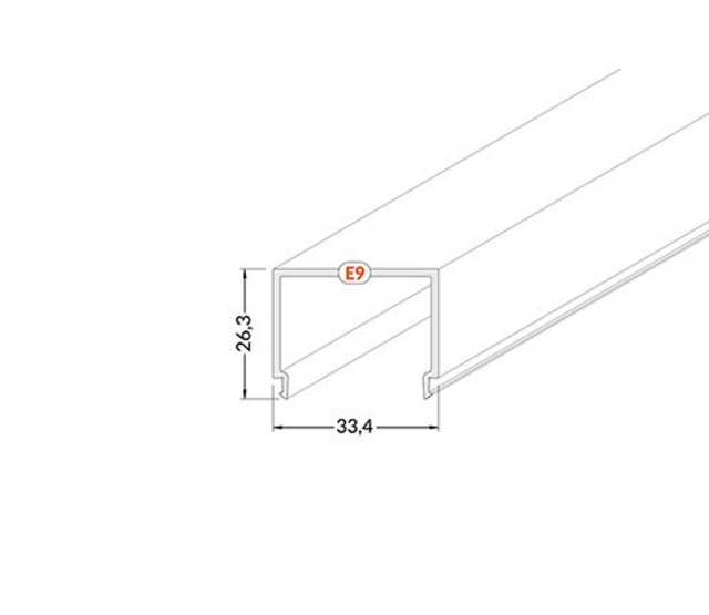 LED-Aluminiumprofil 2 Meter mit Abdeckung 33,40 mm x 33,40 mm – PN33ALU.C3 – für LED-Streifen, hochwertige Montage, 200 cm, präzise Maße, ideal für Innenbeleuchtung LED-Aluminiumprofil 2 Meter mit Abdeckung 33,40 mm x 33,40 mm – PN33ALU.C3 – für LED-Streifen, hochwertige Montage, 200 cm, präzise Maße, ideal für Innenbeleuchtung